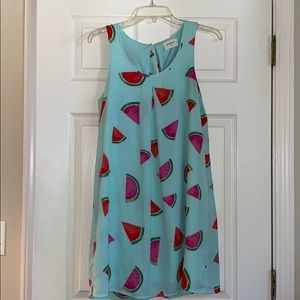 Mint watermelon dress